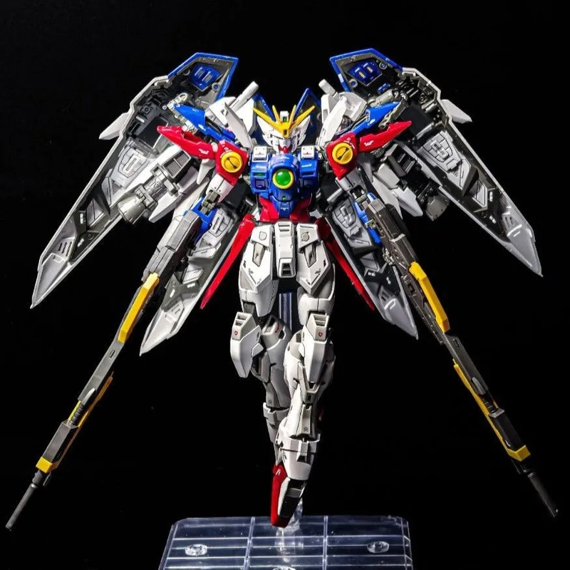 Model Kit Lancelot - RG ウイングゼロ 1/144 メカ組立モデルキットアクションフィギュアパズルコレクタブルデスクトップ装飾サプライズギフト大人のコレクター向け