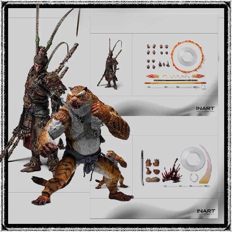 Model Kit Wukong - 新作INARTアクション - ブラックミス：悟空 1/12 アクションフィギュア -