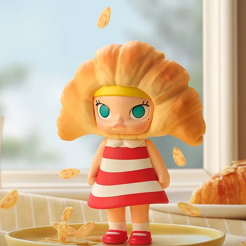 Model Kit Anime Girl - POP MART MOLLY カーボンラバーシリーズ ブラインドボックス おもちゃ