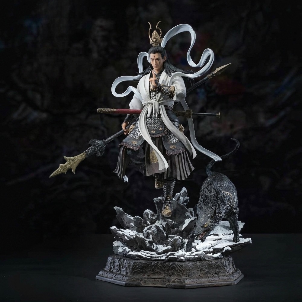 Model Kit Wukong - ブラック・ミス・ウーコン エルラン・シェン 1/12スケール アクションフィギュア（猟犬モデル付き） 予約販売中 コレクタブル