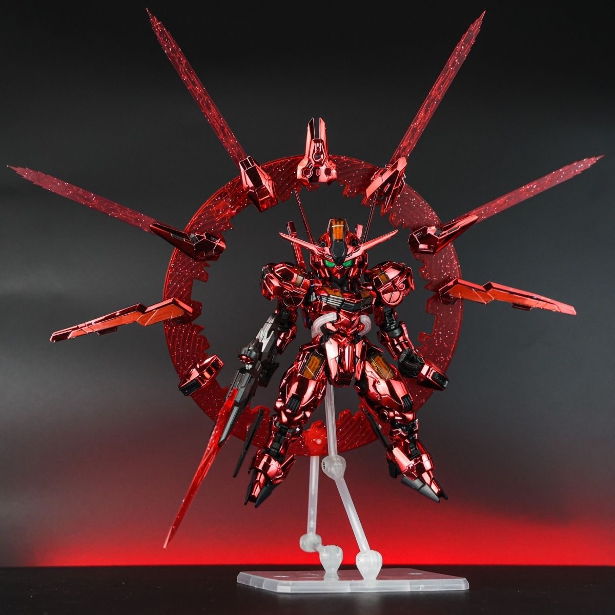 Model Kit Lancelot - MGSD 空中アクションフィギュア XVX-016 電気メッキ赤色アニメフィギュア PVC モデルキット組立ロボット玩具可動ギフト装飾