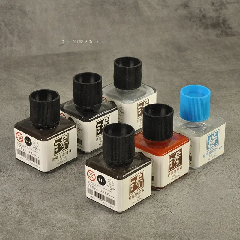 Paint Model Kit - リキッドカラーモデルのハイライト,ペイントアセンブリ,ペイントツール,DIY,カラー描画,パネルライン,趣味,ボトルあたり40ml