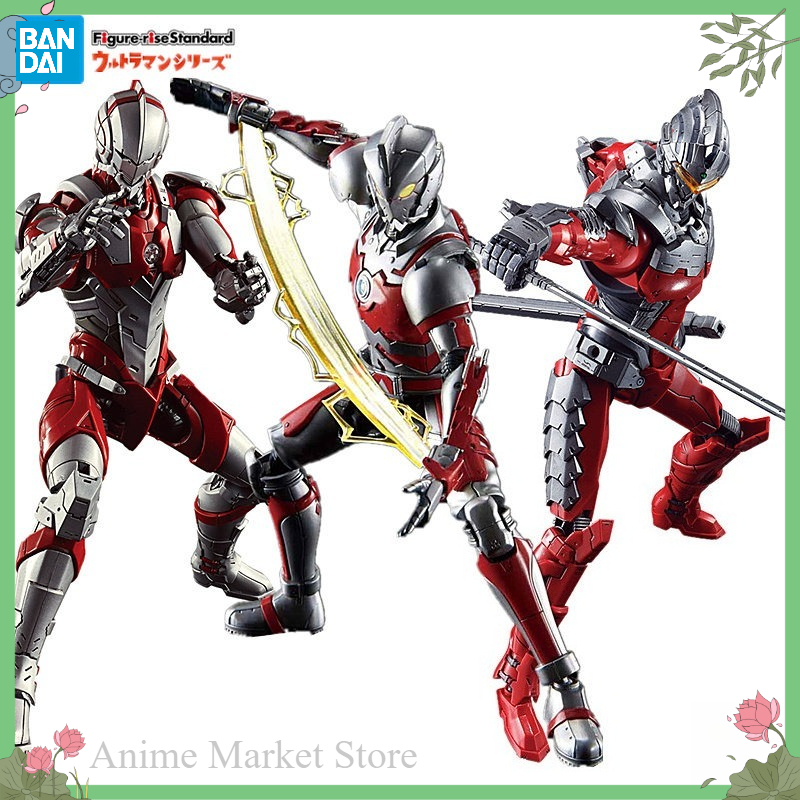Model Kit Ultraman Zero - 在庫あり本物のバンダイ FRS 1/12 ウルトラマンスーツ組立モデルキットゼロセブンティガタロアニメグッズディスプレイ装飾品装飾