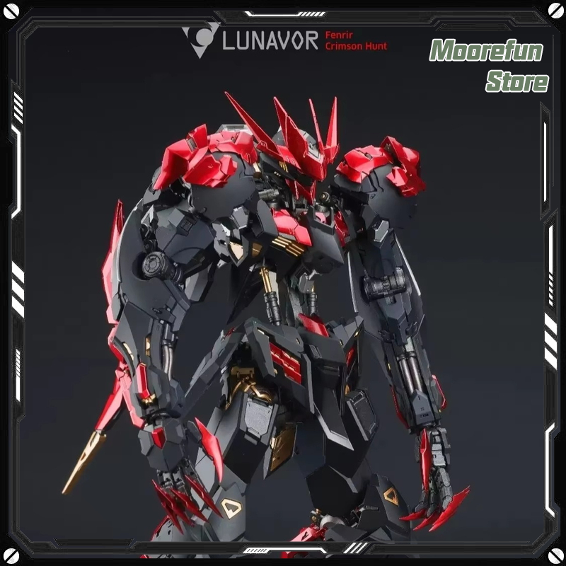 Model Kit Lancelot - 【在庫あり】LUNAVOR FENRIR クリムゾンハント MG 1/100 ウルフキング