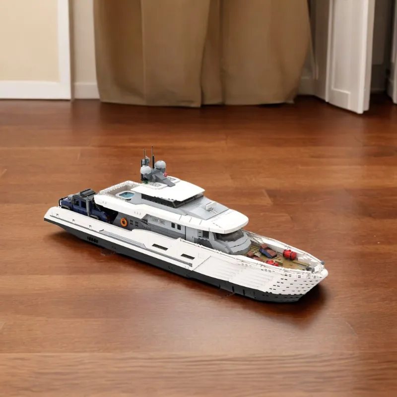 Model Kit Yacht - 4367ピース ホワイト モック エクスプローラー ヨット 高級ヨットモデル