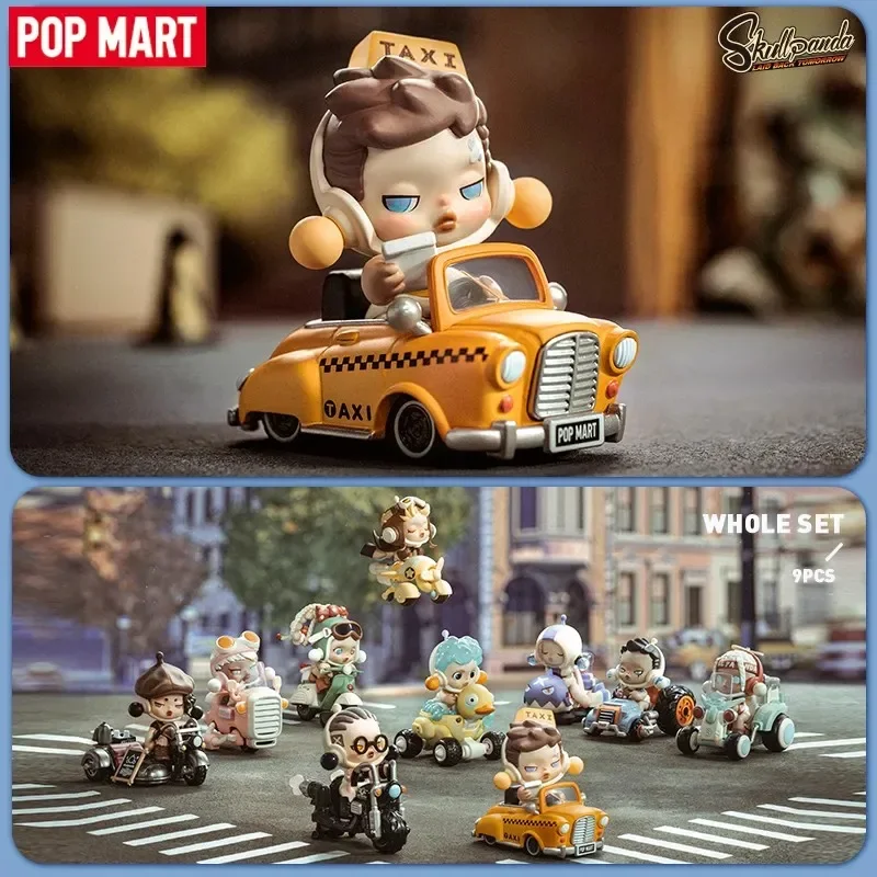 Model Kit Anime Girl - POP MART スカルパンダ レイドバック・トゥモローワー・シリーズ トレンドミステリーボックス アニメアクションフィギュア