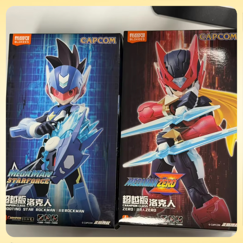 Model Kit Ultraman Zero - 在庫あり Blokees メガマン組み立てモデルキット チャンピオンクラス メガマンゼロ＆シューティングスター ロックマン