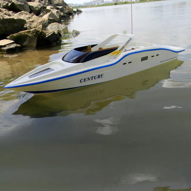 リモコン付き電動レーシングスピードボート,おもちゃ,RCデュ - Model Kit Yacht のレビューと価格