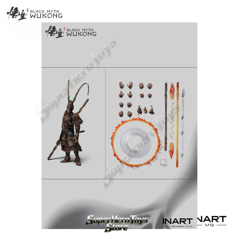 予約販売 INART アクション ブラック・ミス：悟空 デス - Model Kit Wukong のレビューと価格