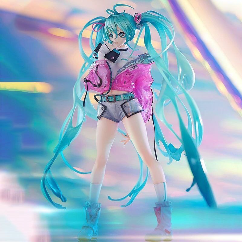 三矢山舞初音ミクツインテールフィギュア、可愛いアニメガール車 - Model Kit Anime Girl のレビューと価格