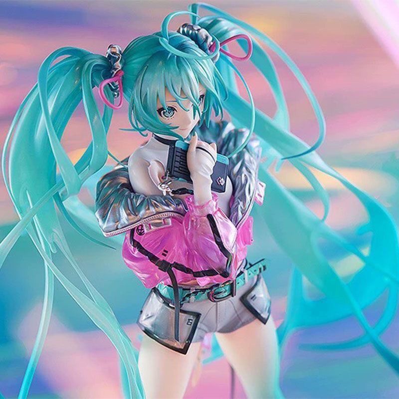 三矢山舞初音ミクツインテールフィギュア、可愛いアニメガール車 - Model Kit Anime Girl のレビューと価格