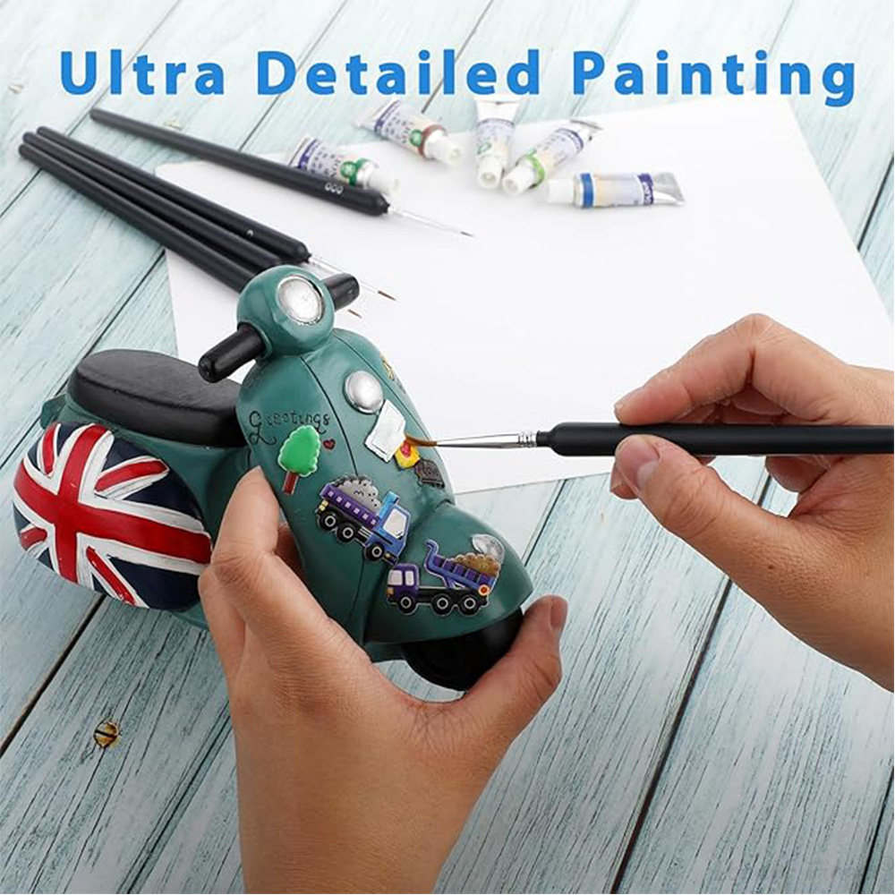 5/11本ペイントブラシセット、アーティスト用ファインディテ - Paint Model Kit のレビューと価格