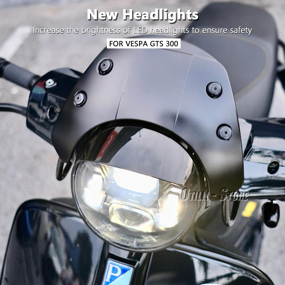 GTS300 LEDヘッドライト 新型バイクアクセサリー フ - Model Kit Vespa のレビューと価格
