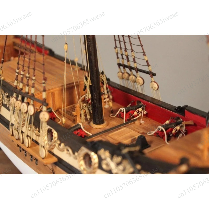 1/48スケールのウィリアム・ロイヤル・ヨットの木製模型キッ - Model Kit Yacht のレビューと価格