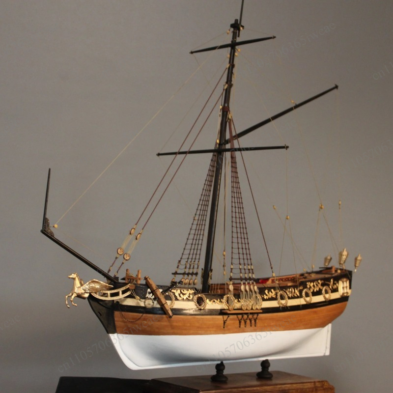 1/48スケールのウィリアム・ロイヤル・ヨットの木製模型キッ - Model Kit Yacht のレビューと価格